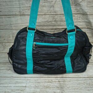 Oakley Black And Teal Gym Duffel Bag